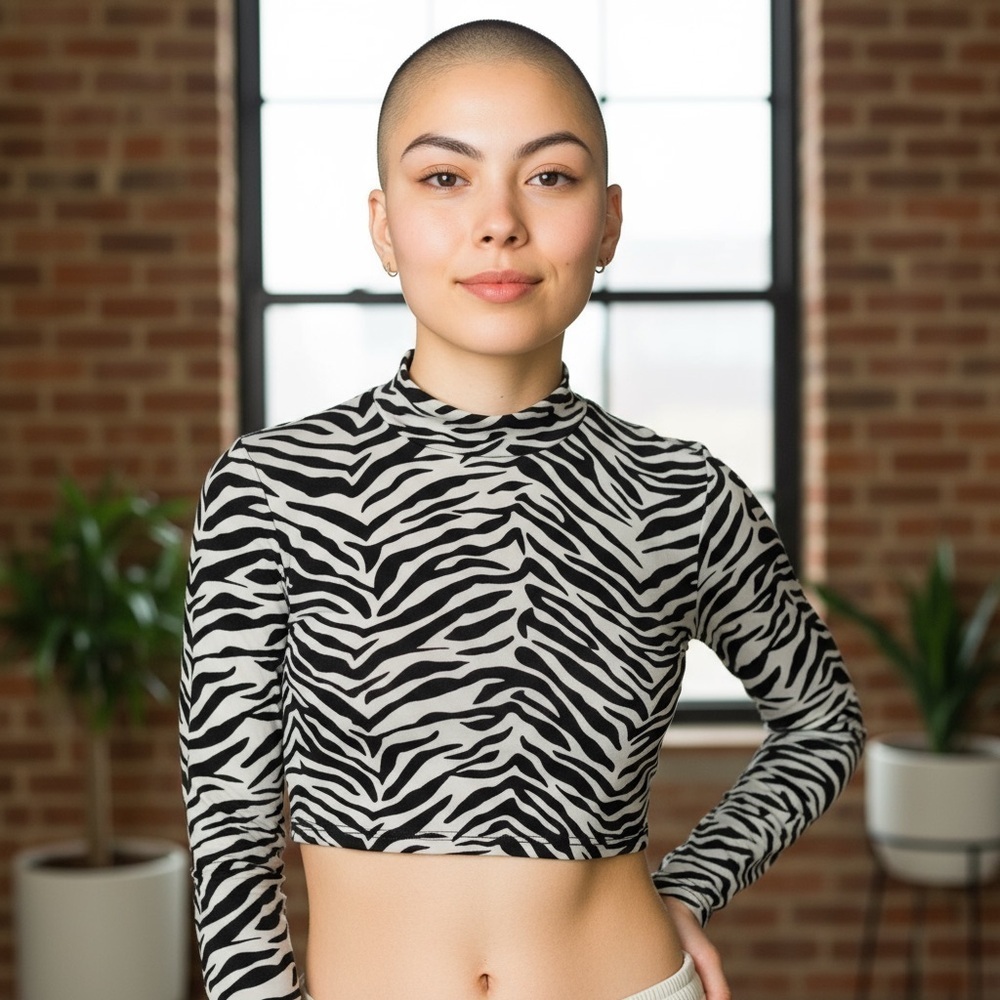 Wilfred Free Size Small Zebra Top